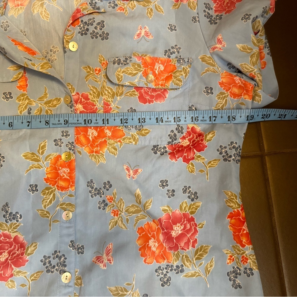 MRS. ROPER VTG Y2K 90’s LIZ CLAIBORNE FLORAL Crazy Horse SZ 10 Petite dress - Picture 13 of 13